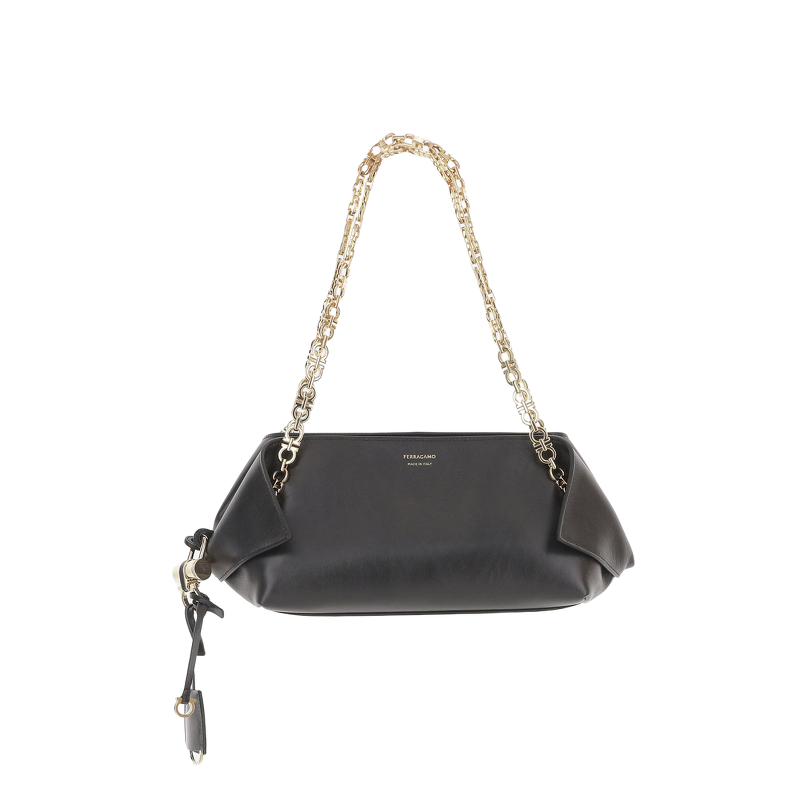 Shoulder Bag in Calfskin Leather