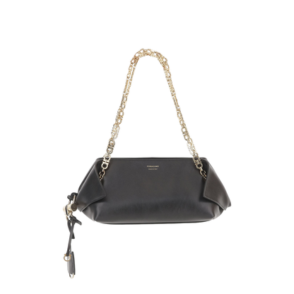 Shoulder Bag in Calfskin Leather