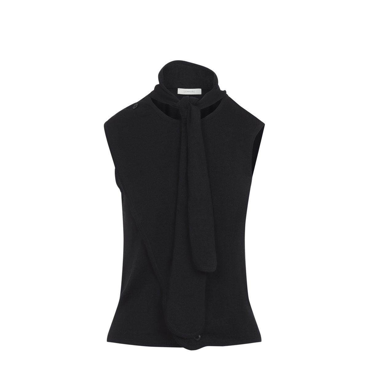 Asymmetrical Cardigan In Merino Wool Blend