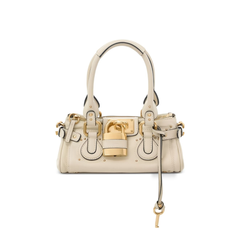 Paddington Small Grained Buffalo Leather Shoulder Bag - Cloudy Cream