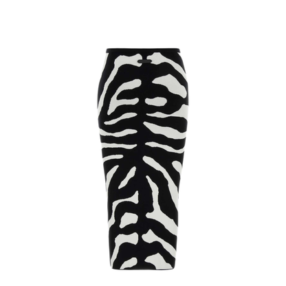 MAYFEYR - Moschino - Embroidered Viscose Blend Skirt - A018155061555