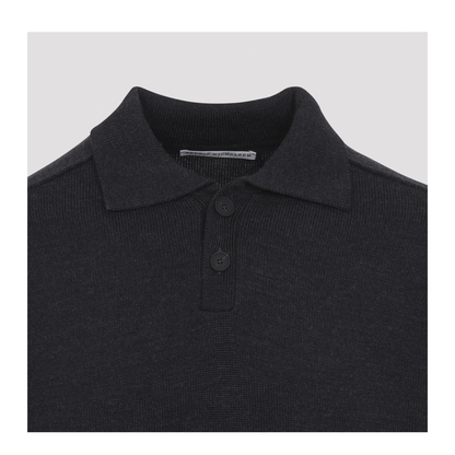 MAYFEYR - Studio Nicholson - Sark Polo Shirt Jumper - SARKSN1503COAL