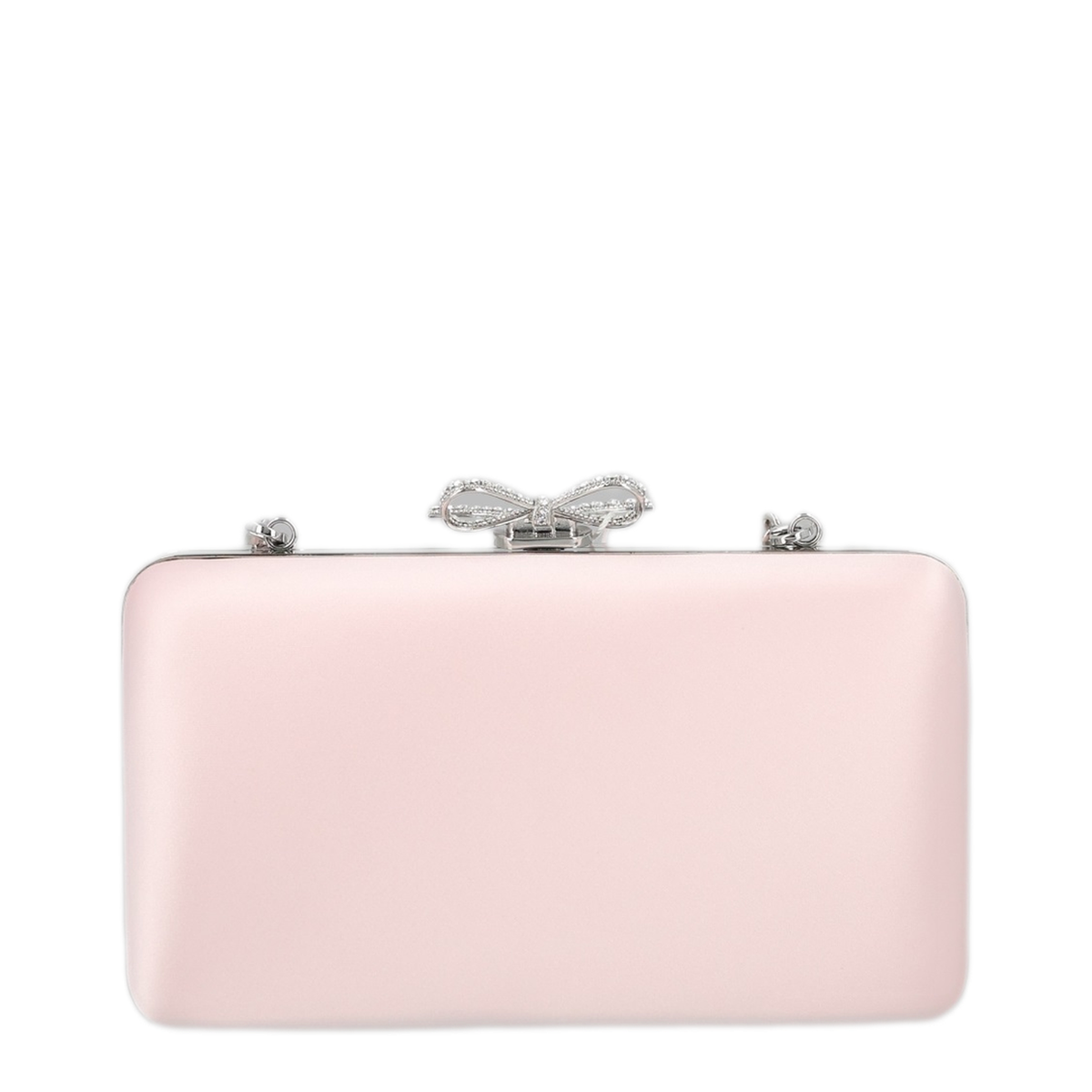 Clutch In Raso Con Fiocco