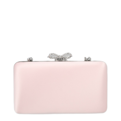Clutch In Raso Con Fiocco