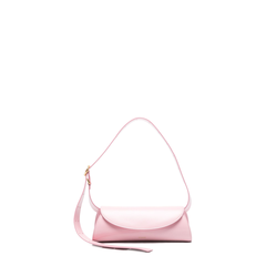 Cannolo Small Calfskin Shoulder Bag - Pale Pink