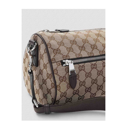 GG Canvas Small Cylinder Bag