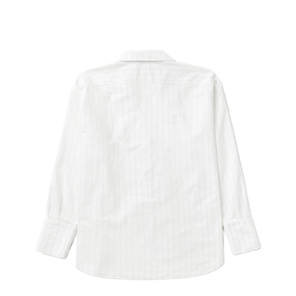 MAYFEYR - 1989 STUDIO - Striped L S Shirt Dress White - S03WFC001FAB0034000