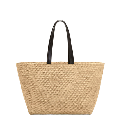Ami de Coeur Raffia Tote Bag - Natural