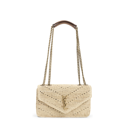 MAYFEYR - Saint Laurent - Crochet Raffia Chain Bag - 868579GAAFY2791