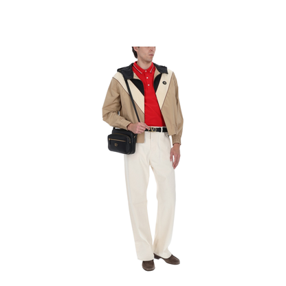 Multicolor Stretch Polyester Bomber Jacket