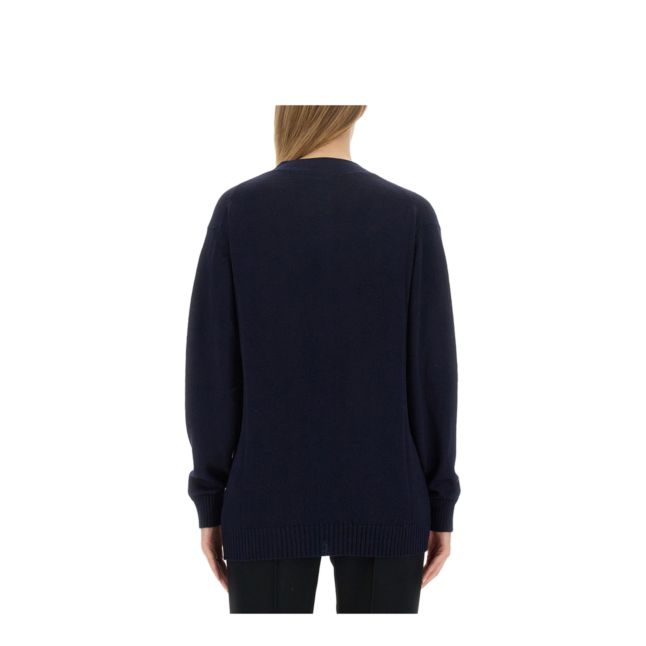 Dark Blue Wool Knitwear