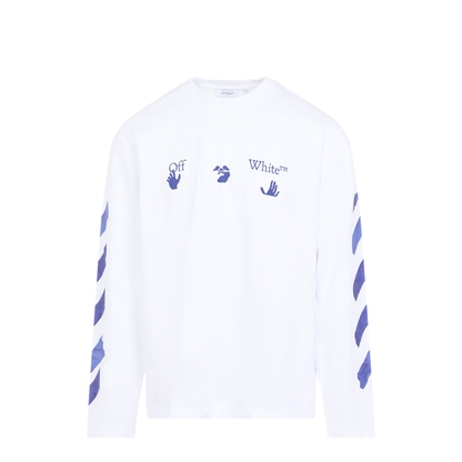 MAYFEYR - Off-White - Bacco Arrow L/S Skate T-Shirt - 44MAB09CF26J007100
