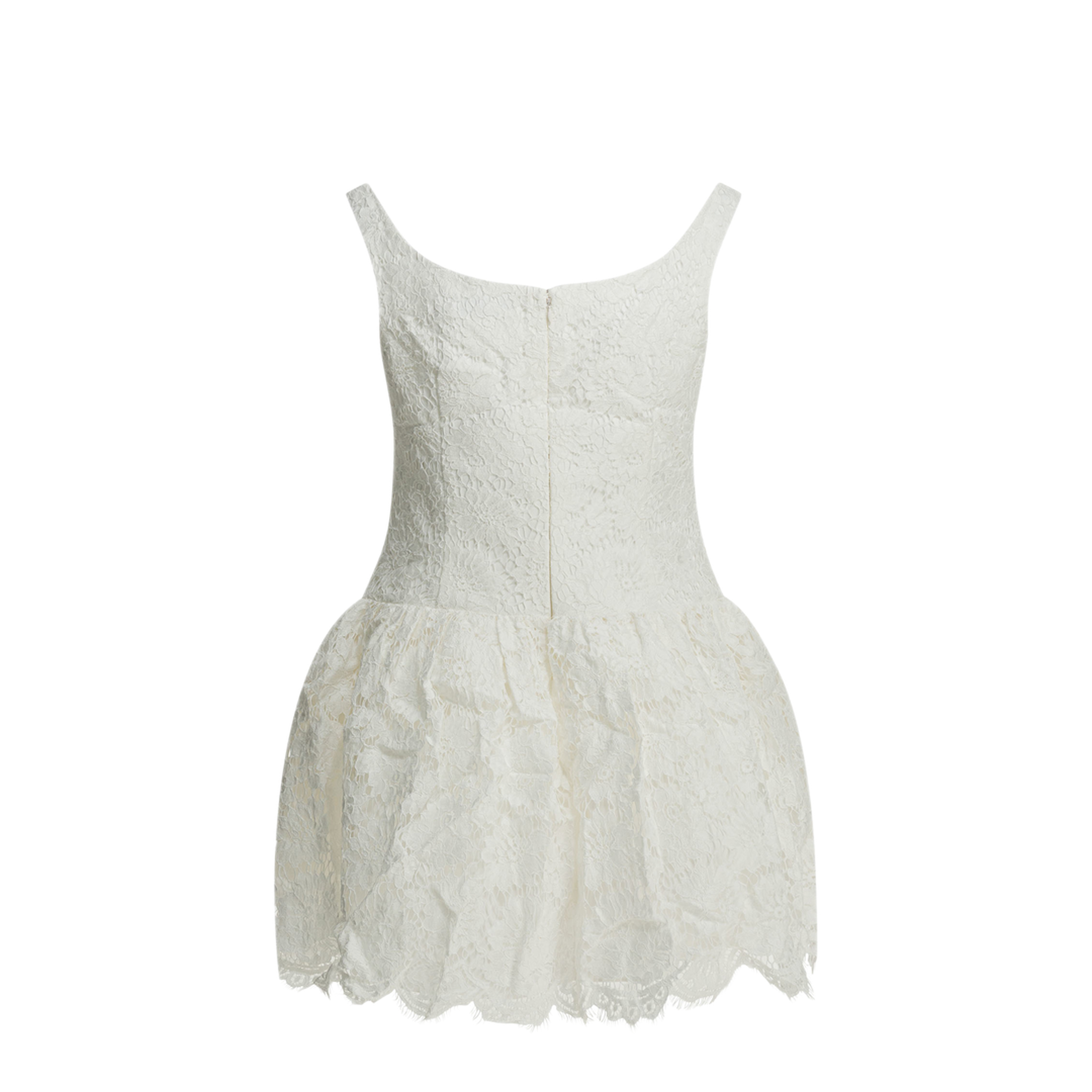 MAYFEYR - Self Portrait - Lace Flared Dress - AW25088SAWWHITE