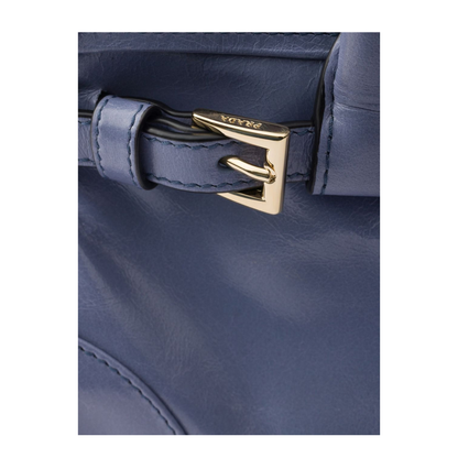 Bonnie Mini Calf Leather Handbag - Aviation Blue