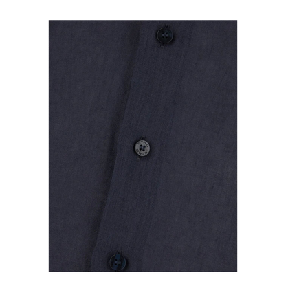 MAYFEYR - Etro - Linen Shirt With Pegaso Embroidery - MRIB000299TU3F3