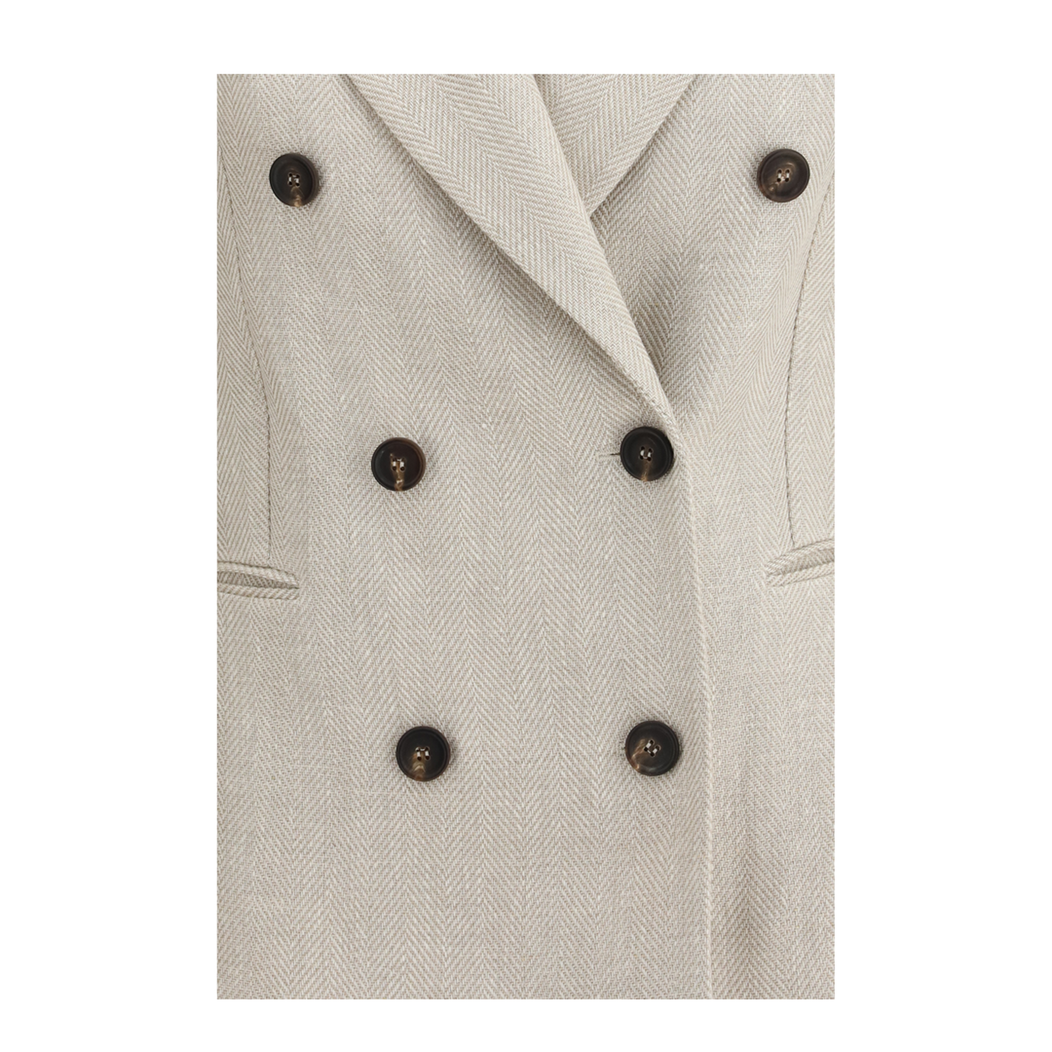MAYFEYR - Brunello Cucinelli - Button Herringbone Blazer - MH5287413