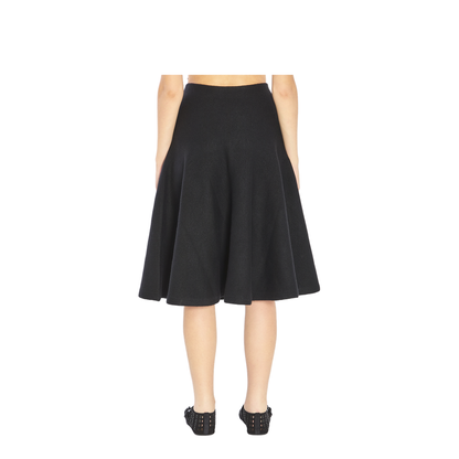 A-line knit skirt