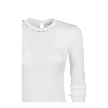 Monili Detailed Crewneck T-Shirt