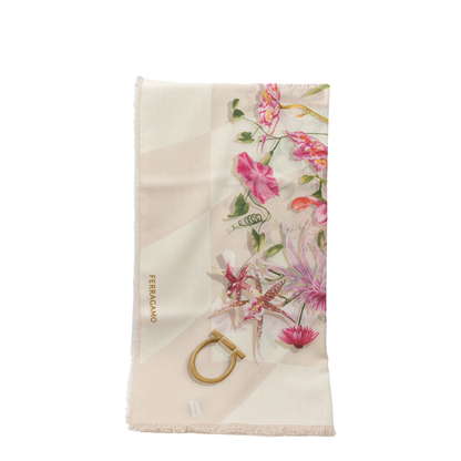 MAYFEYR - Ferragamo - Gaia Print Wool Scarf - 0789933