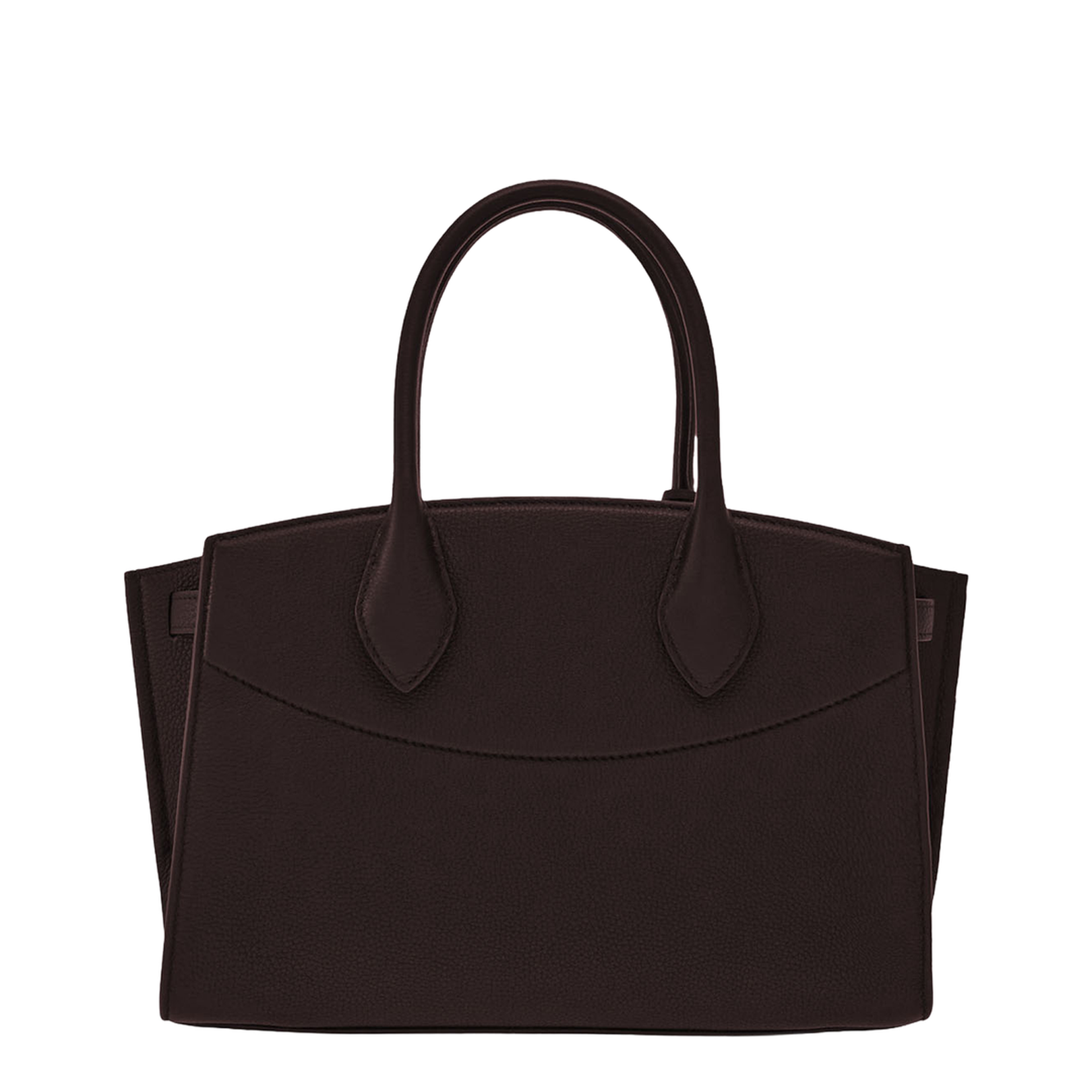 Grained Leather Handbag