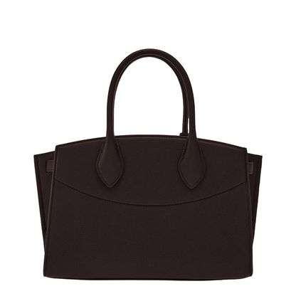 Grained Leather Handbag