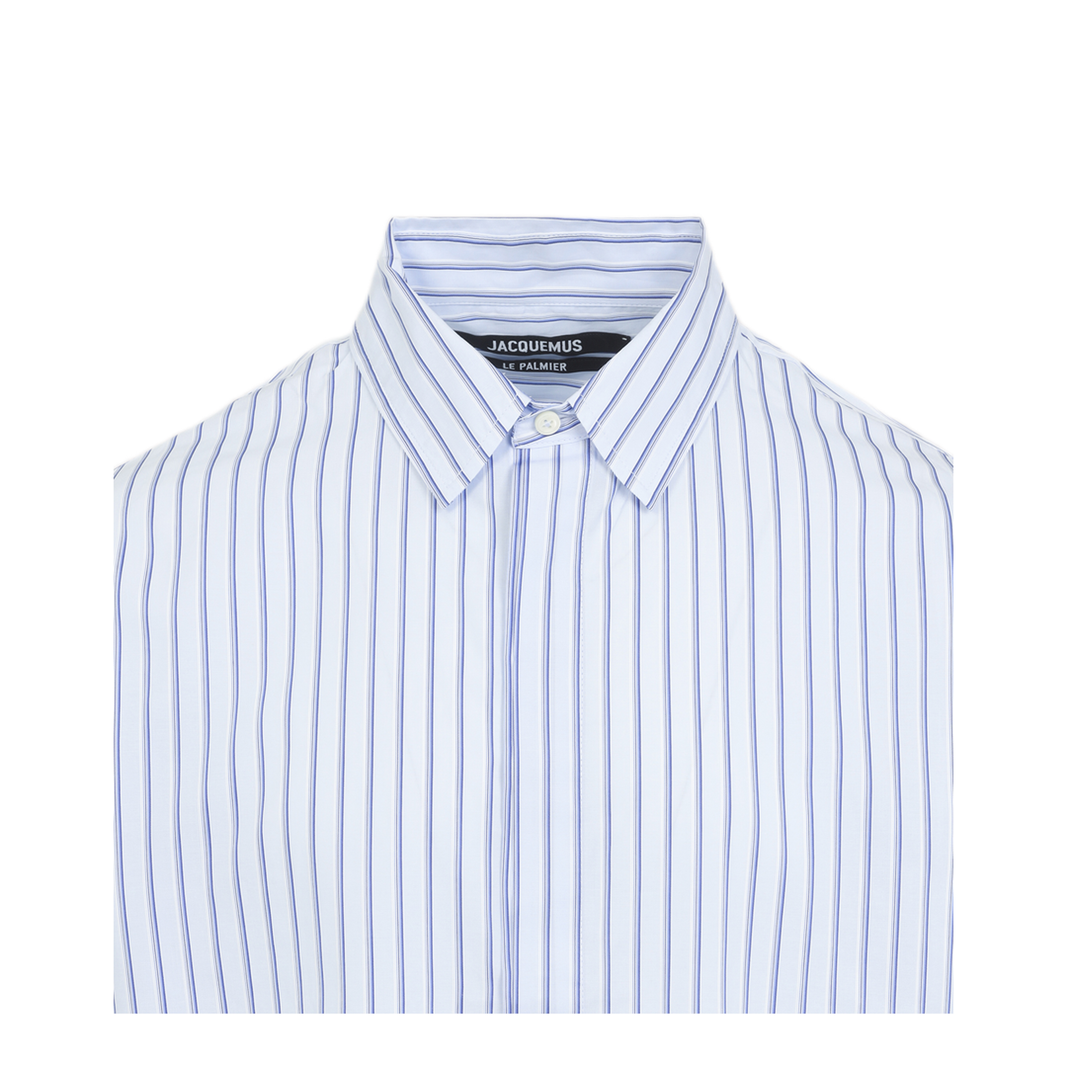 MAYFEYR - Jacquemus - Le Simon Shirt Big Dog Blue Stripe - SHM00541AW009283DO