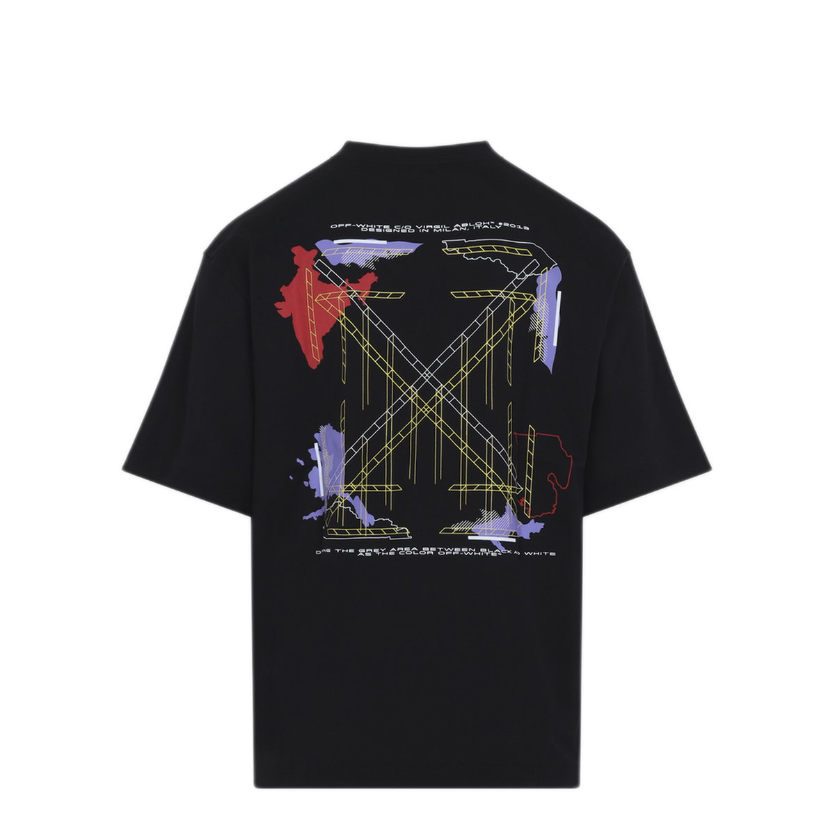 MAYFEYR - Off-White - Archigeography Arrow Skate T Shirt - 44MAA120F26J008001BLACK