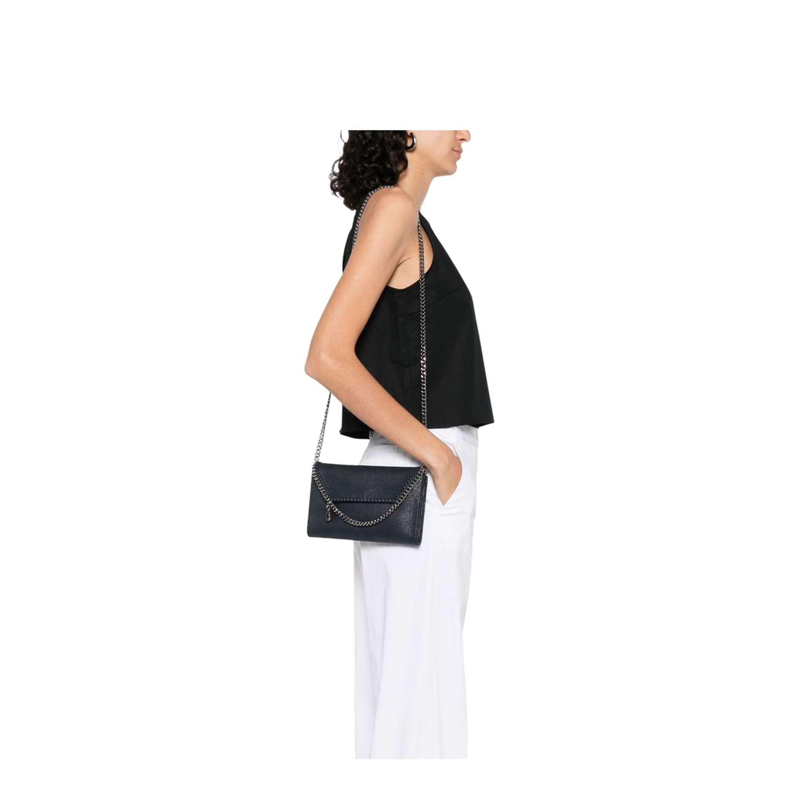 Blue Falabella Wallet Crossbody Bag