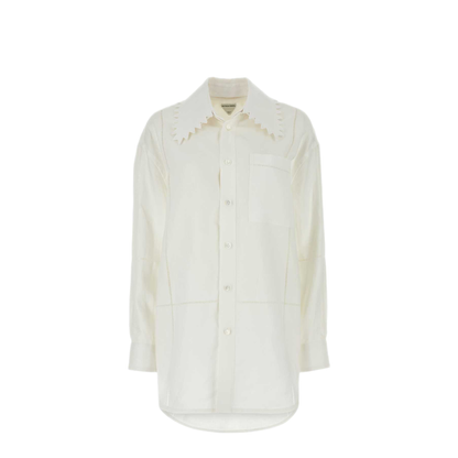 MAYFEYR - Bottega Veneta - White Linen Shirt - 792283V4B609071