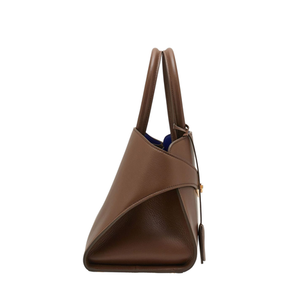Small Leather Hug Tote Bag
