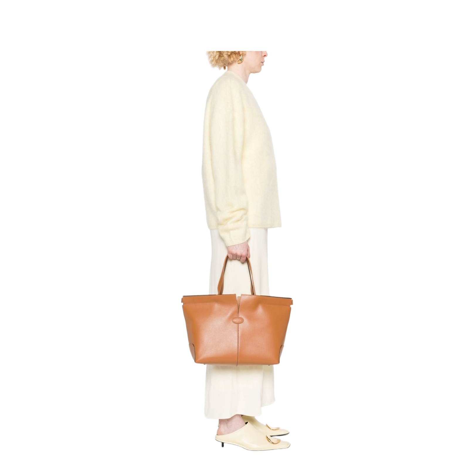 Leather Brown Shopper Bag