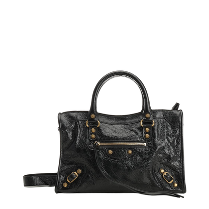 Small Le City Stud Textured Tote Bag