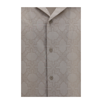 MAYFEYR - Off-White - Arrow Monogram Shirt - OMGG01QF26FAB00400