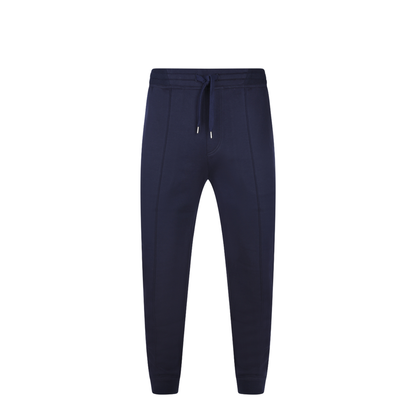 Drawstring Panelled Track Pants Blue