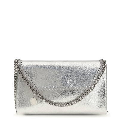 MAYFEYR - Stella Mccartney - Falabella Metallic Fabric Shoulder Bag - 581238WP0587