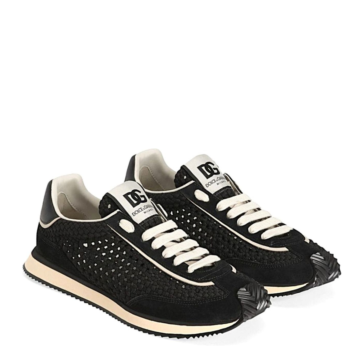 MAYFEYR - Dolce & Gabbana - Sneakers 42 Nero Cotone - CS2298A6D458B9568B956
