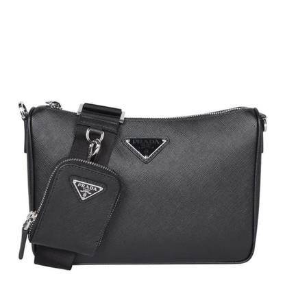 Saffiano Travel Shoulder Bag