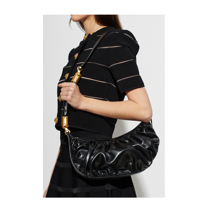 MAYFEYR - Balmain - Hobo Shoulder Bag - GN0BT048LPGN0PA
