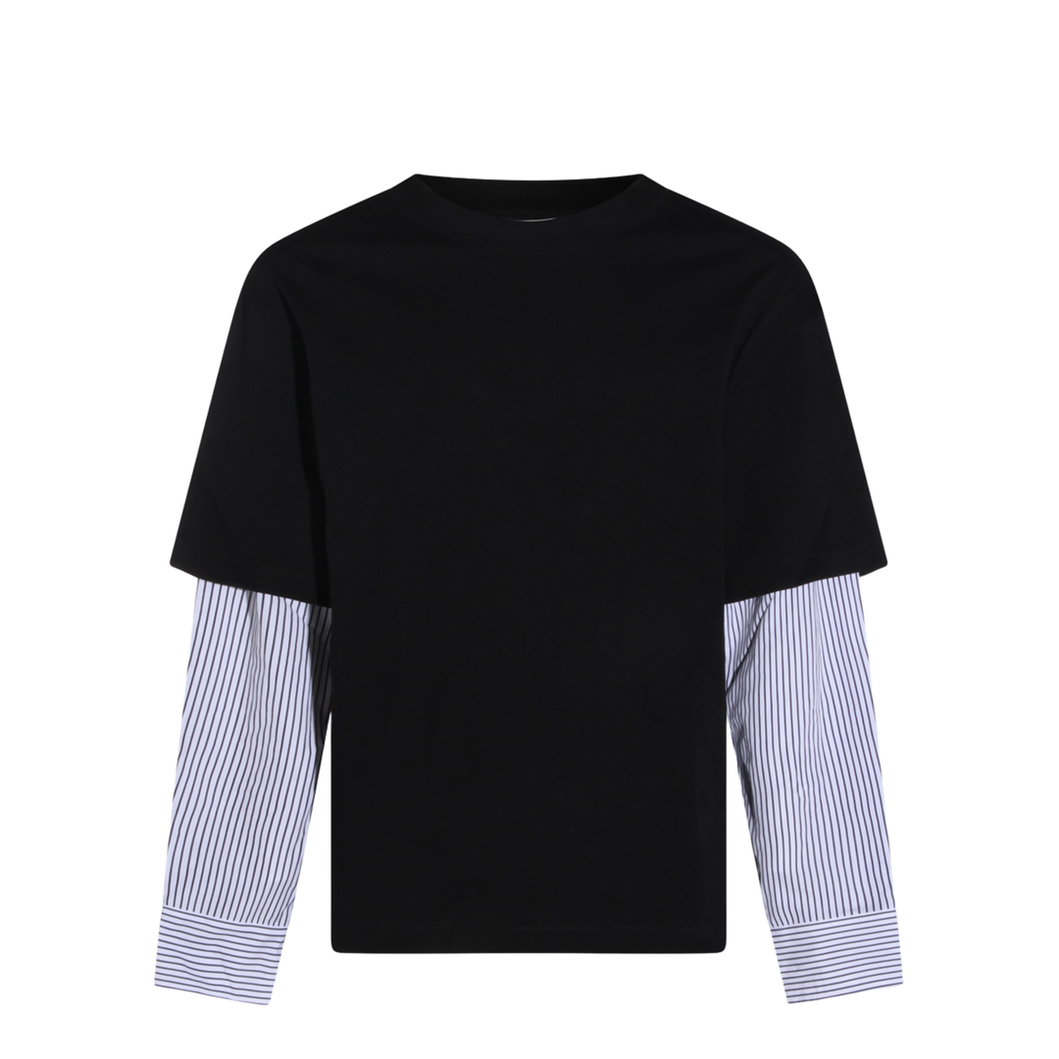 Long Sleeve Cotton Crew-Neck T-Shirt