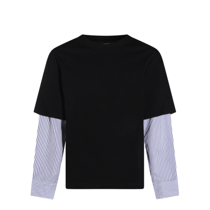 Long Sleeve Cotton Crew-Neck T-Shirt