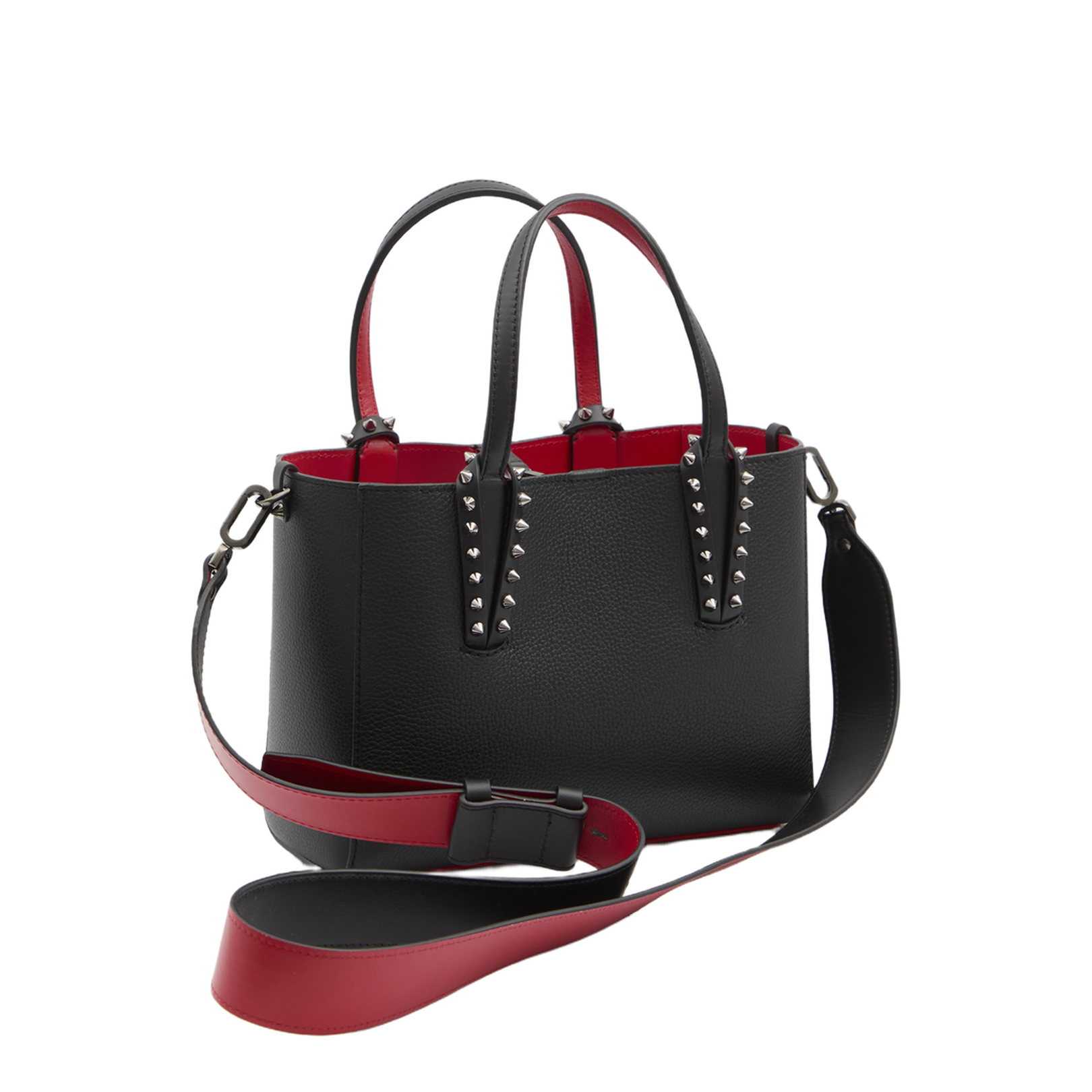 Black Grained Leather Bag