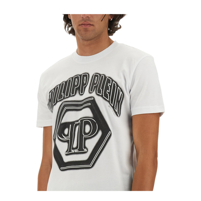 MAYFEYR - PHILIPP PLEIN - Logo Print T Shirt - MTK7449PJY002N01