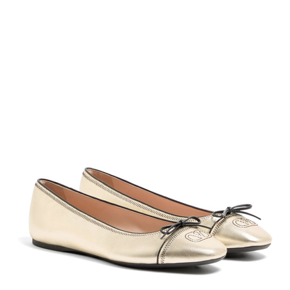 MAYFEYR - Valentino - Vlogo Signature Ballet Flats With Bow - WS0QA8TMEZMA