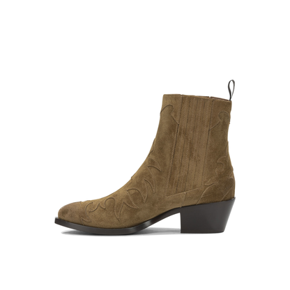 MAYFEYR - Sartore - Velour 45 Mm Cowboy Ankle Boots - SR3645VELOURRECIFE