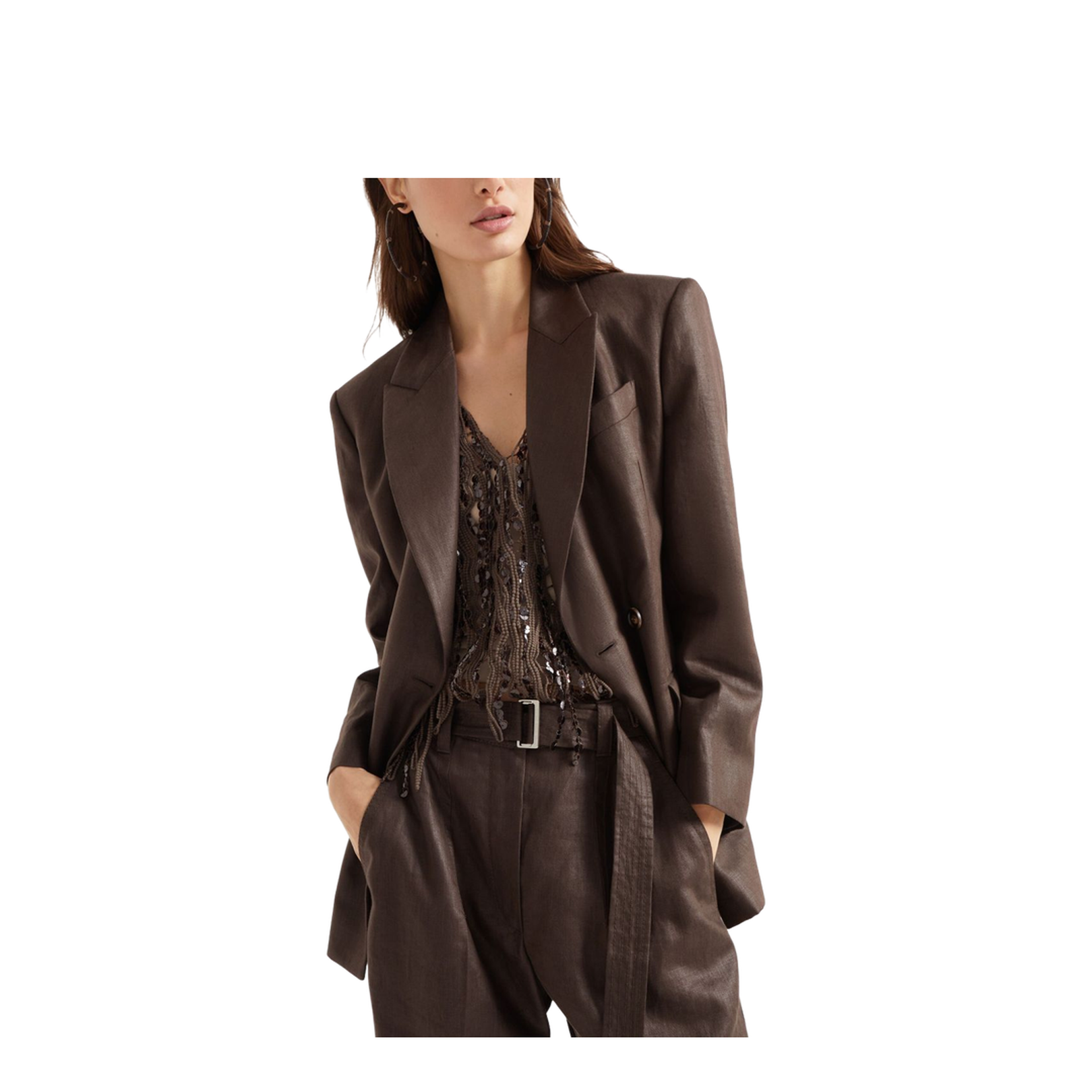 Linen Blazer Jacket