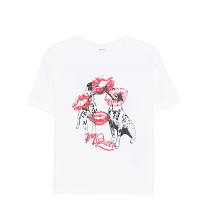 MAYFEYR - Alexander Mcqueen - Dalmatian-Print Cotton T-Shirt - 858337QZAQO0900