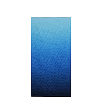 Terrycloth Beach Towel in Gradient Blue