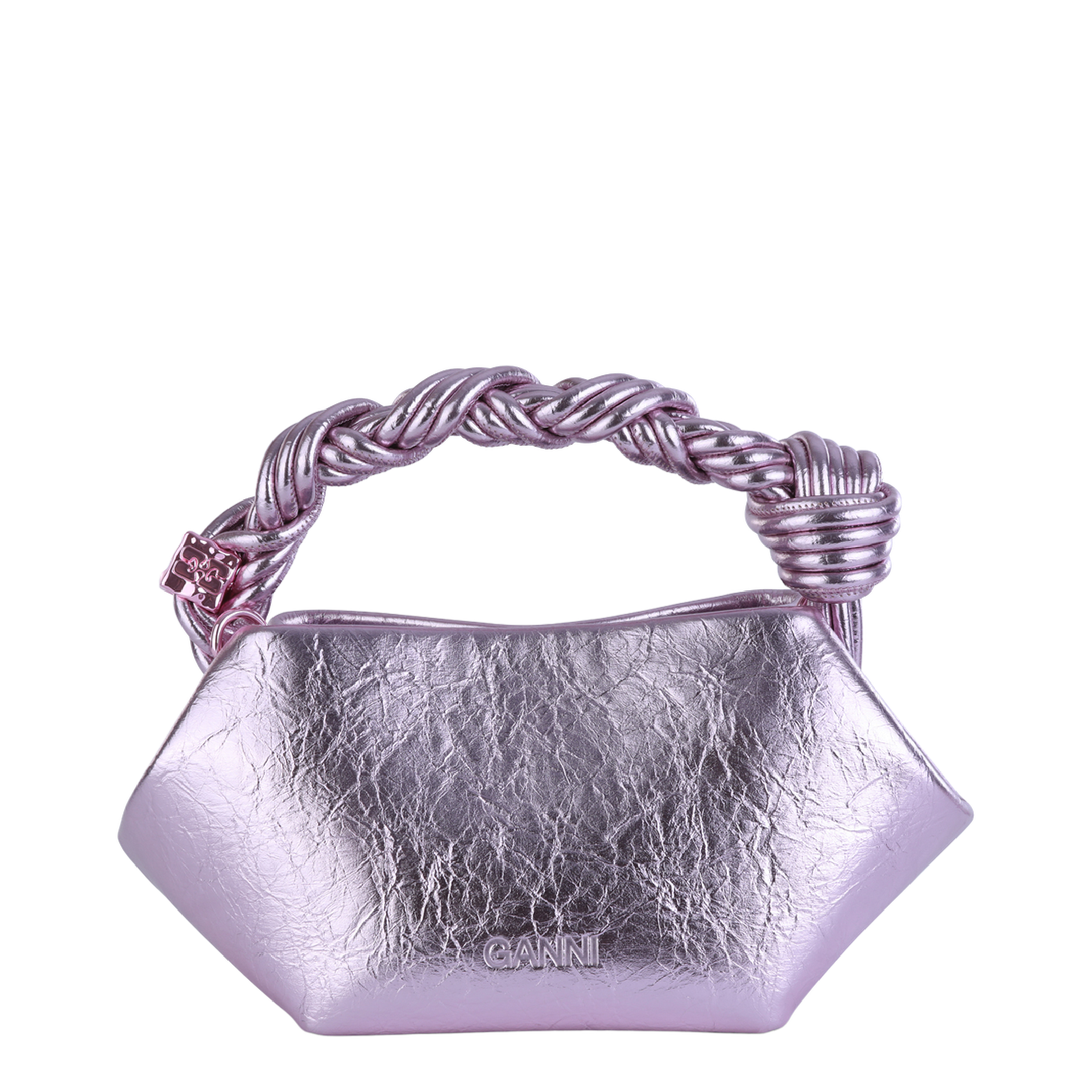 Bou Mini Bag Crushed Mini Bag - Silver Pink