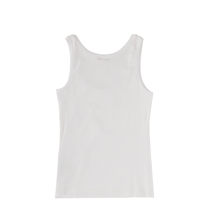 90s Vintage Logo Tank Top White