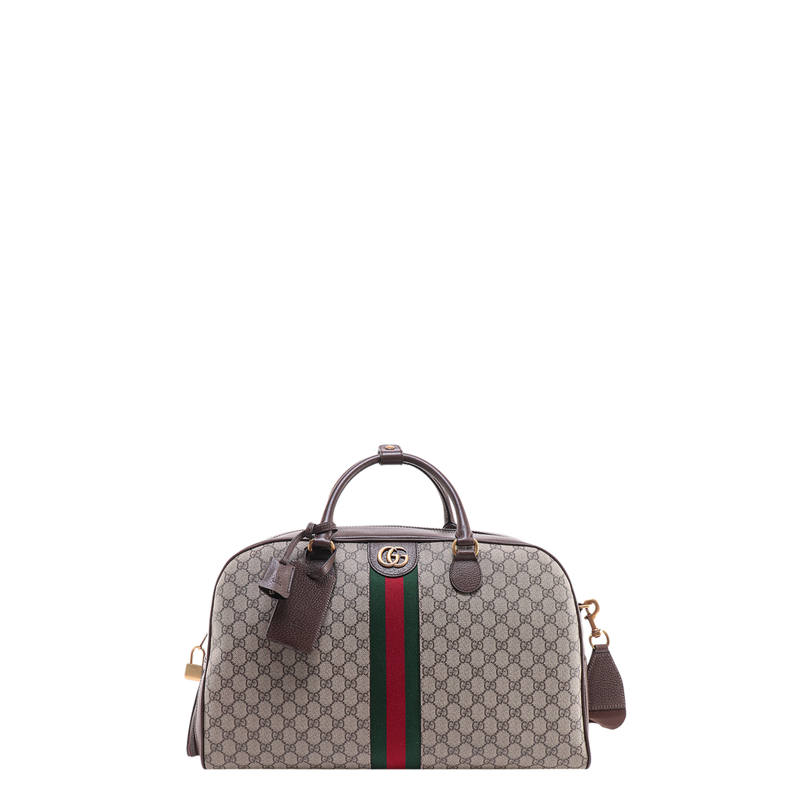 Duffle with Removable Address Tag, Keyring and Shoulder